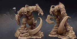Grommash Hellscream 3D Printing Figurine