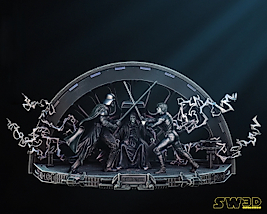Luke and Darth Vader Return of Jedi Diorama